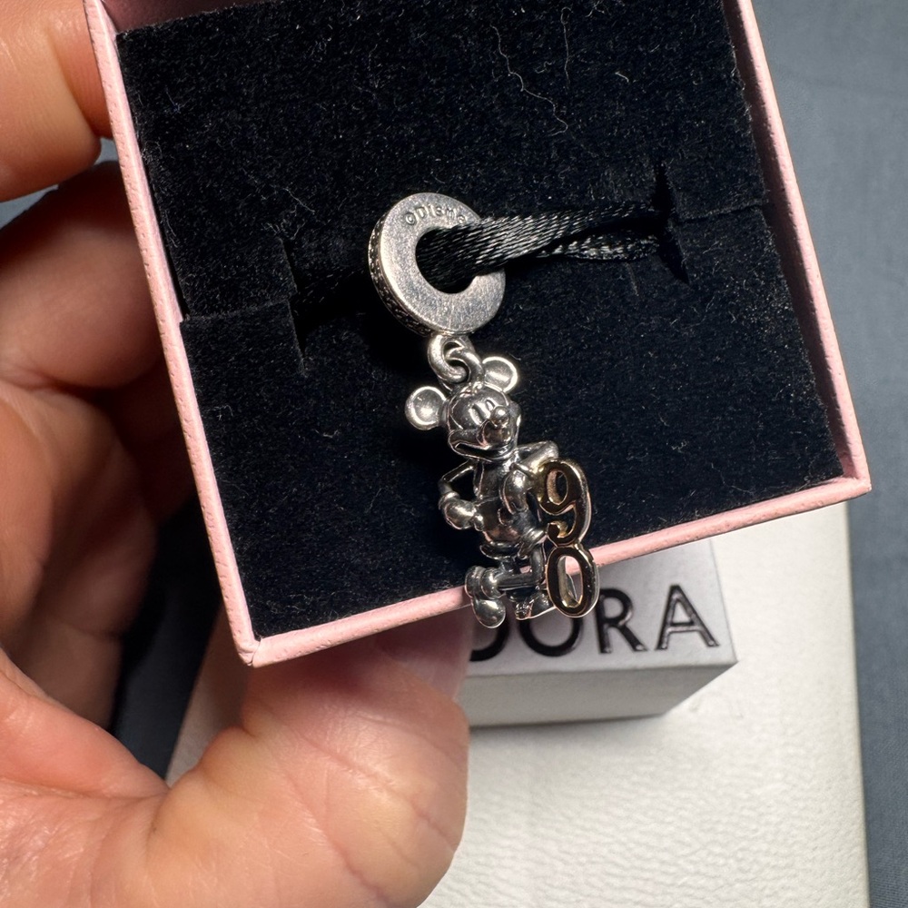 Retired Authentic Pandora Mickey Mouse 90th Anniversary Charm